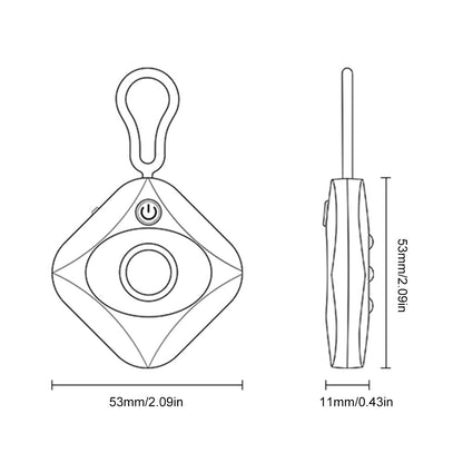 Hidden Camera Detector With Keychain
