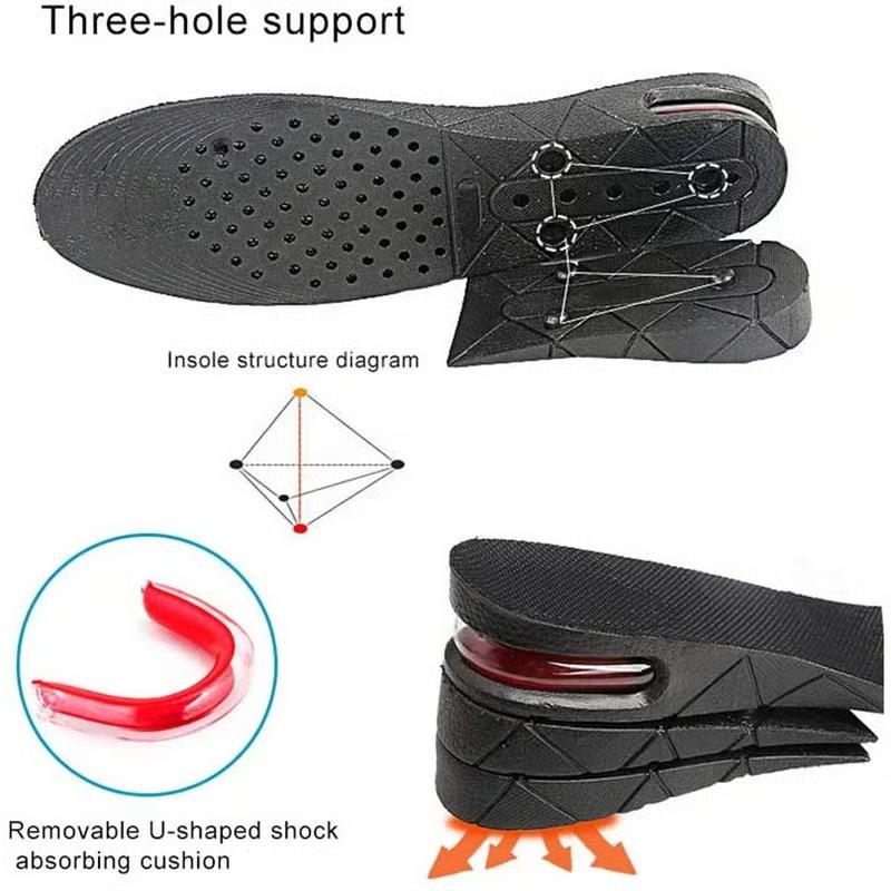 🔥HOT SALE🔥 Invisible Air Height Increase Insoles Pair - With Adjustable Height 3cm to 9cm 👞