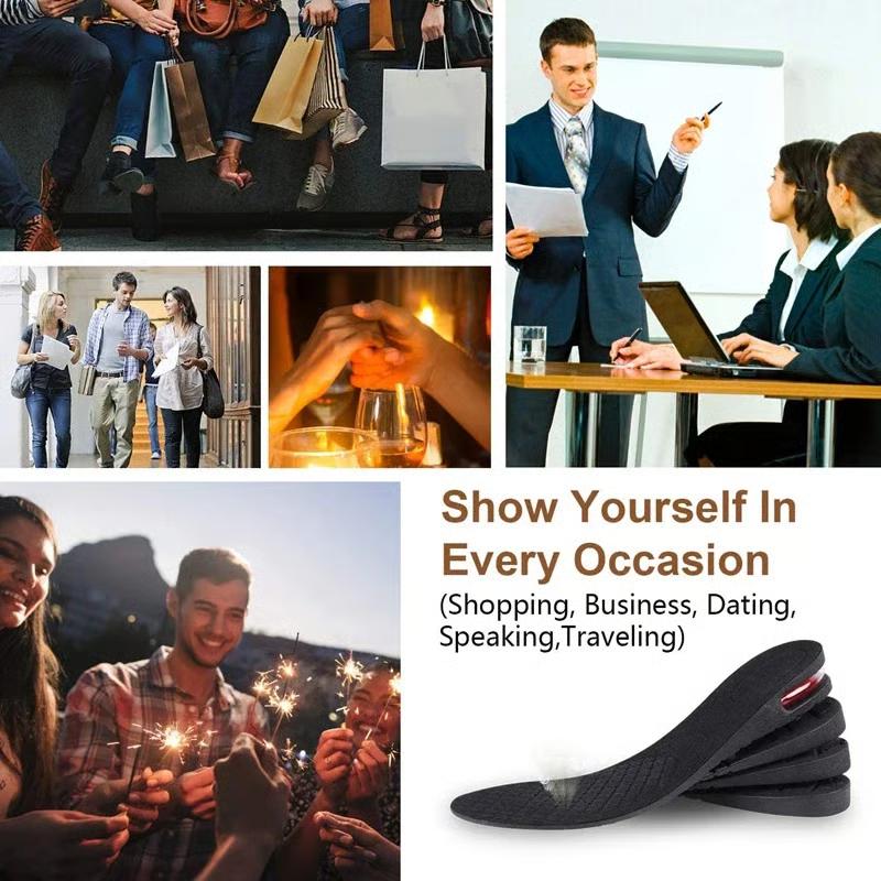 🔥HOT SALE🔥 Invisible Air Height Increase Insoles Pair - With Adjustable Height 3cm to 9cm 👞